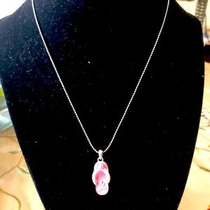 Breast Cancer Necklace with pendant